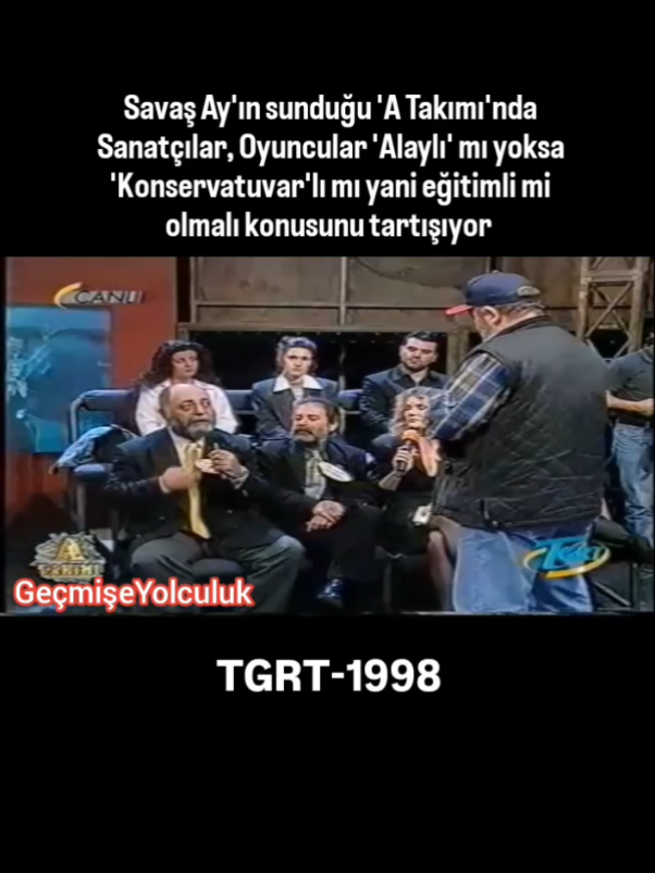 Savaş Ay'ın sunduğu 'A Takımı'nda Sanatçılar, Oyuncular 'Alaylı' mı yoksa 'Konservatuvar'lı mı yani eğitimli mi olmalı konusunu tartışıyor. Not: Programın süresi 3.5 saat olup; küçük bir kısmını paylaşıyoruz. #oyuncu #sanatçı #Konservatuvar #eğitim #savaşay #atakımı #Nostalji #keşfet #Magazin