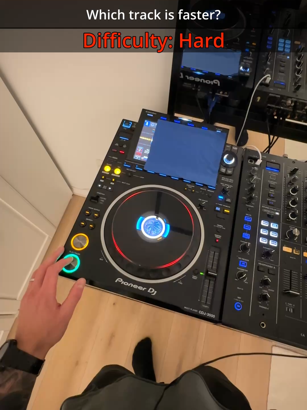 hard mode . tracks: sidney charles - disco bumpin x artmann - state of mind . #dj #djmix #djing #mix #mixing #techhouse #fyp #pioneerdj #cdj3000 #cdj #djm #a9 #djma9 #whichtrackisfaster