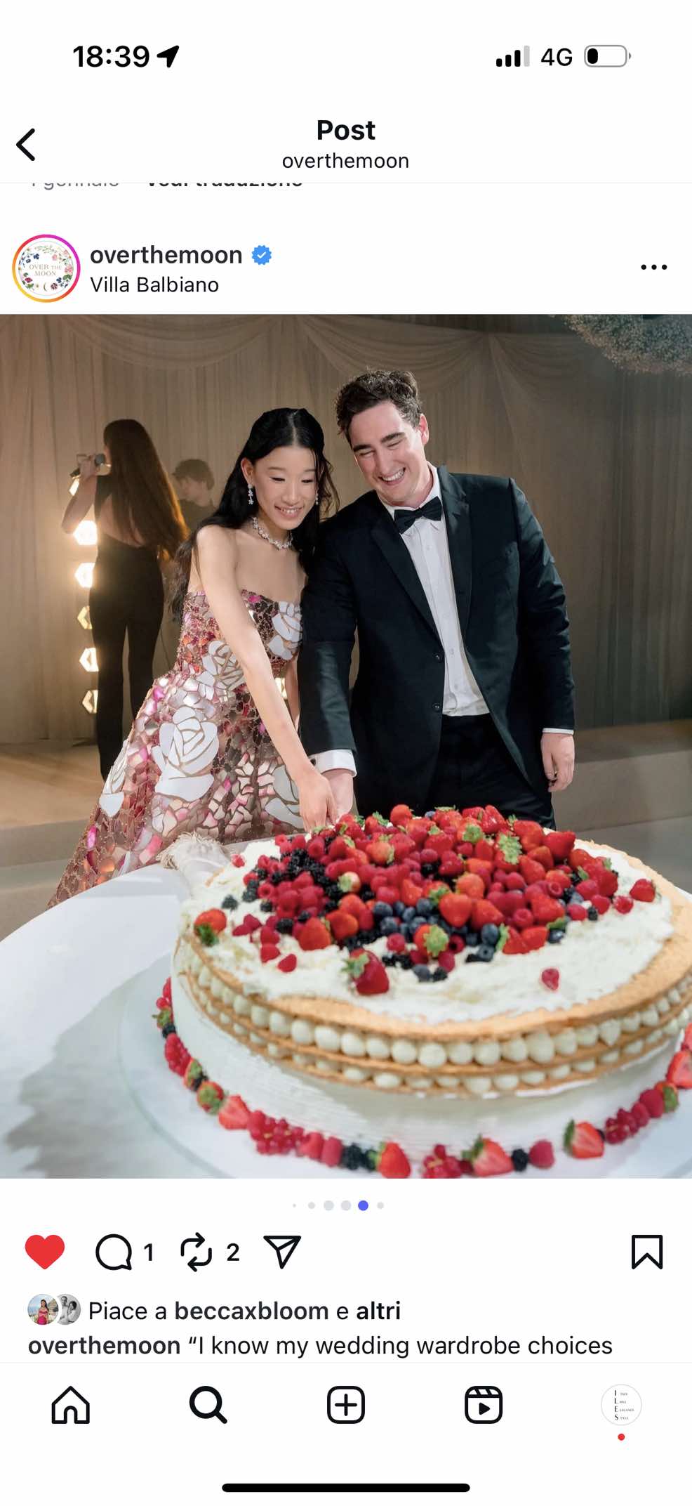 The sweetest part of the wedding ❤️ @Becca Bloom & David #weddinginspiration #weddingplanneritaly #lakecomowedding #comolakewedding #beccabloom 