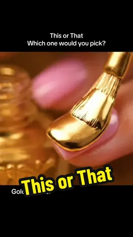 Gold va silver. Pick one. #ai #asmr #beauty #satisfying #fyp 