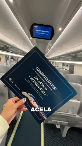 Thank you for celebrating a new era of rail with us! 💙 Book your NextGen Acela today 🚄