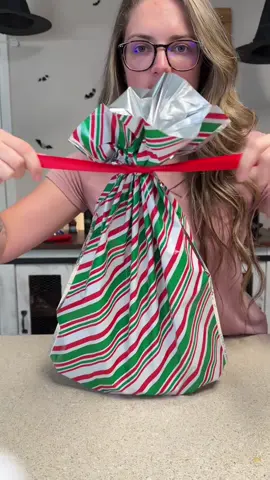 Wrapping paper is for people with patience I do NOT have 😂 these gift bags just saved my Christmas 🎄🎁 #holidayhack #kringlegiftbags #wrappinggifts #wrappinghack #christmashacks @QVC, Inc 
