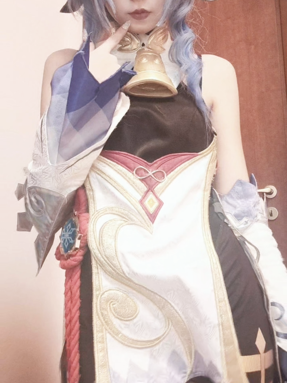 i rlly like this wig #ganyu #ganyugenshinimpact #ganyucosplay #genshinimpactcosplay #fy 