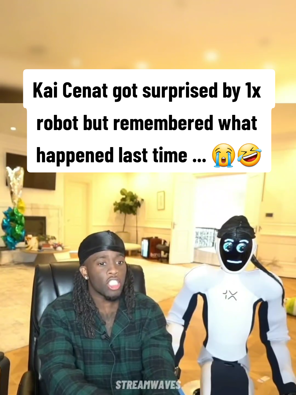 Wait for it ... 1x robot is back for Mafiathon 3 🤣😭 #kaicenat #mafiathon #fyp #foryoupage 