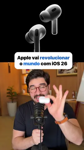 Agora no iOS 26 todos que tiverem AirPods vão poder se comunicar com qualquer um que fale outra língua.  A tradução simultânea vai vir pra tornar a comunicação com qualquer pessoa do mundo acessível. 