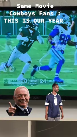 Cowboy fans same movie every year : this is the year we’re gonna win the Super Bowl ##nfl##cowboys##eagles##nfltiktok##viral