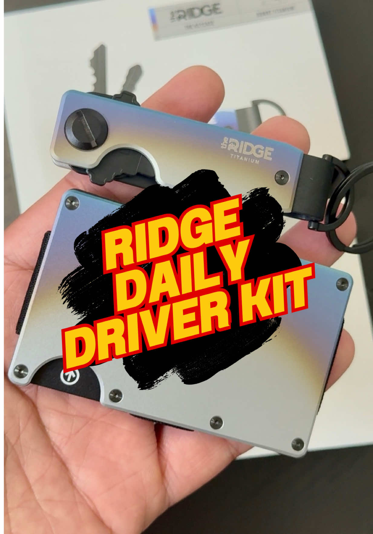 Bulky wallet days are over 👋🏽 Just upgraded to the @Ridge Daily Driver Kit, slim, sleek, and built for everyday moves. 🖤  #RidgeWallet #EverydayCarry #UpgradeYourWallet