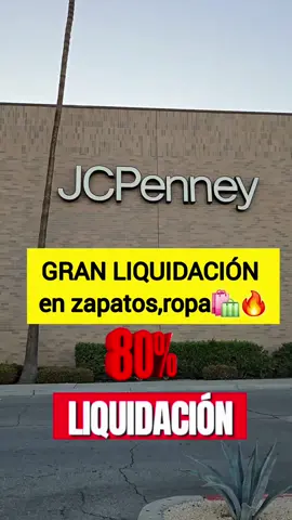 gran liquidación en jcpenney en zapatos,  ropa etc al 80% de descuento 🔥🛍 #jcpenney #descuentos #ofertas #clearance #liquidacion 