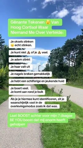 😳 Gênante signalen van hoog cortisol waar bijna niemand over praat… 👉 Stinkende oksels of adem 👉 Haaruitval of brekende nagels 👉 Schilferige huid of veel boeren 👉 Constipatie óf juist te vaak naar het toilet moeten 👉 Onverklaarbaar buikvet Dit zijn geen losse klachten. Vaak is het een teken dat je lichaam in overlevingsmodus zit. En dat was precies waar ik zelf ook vastzat… tot ik mijn cortisol weer in balans bracht. 💡 Daarom heb ik mijn gratis 7-daagse BE YOU Reset gemaakt. Hierin laat ik je ontdekken of jouw klachten bij hoog cortisol horen en welke eerste stappen je kunt zetten om weer grip te krijgen op je energie, gewicht én welzijn. 👉 Laat hieronder BOOST achter en ik stuur je direct de link naar mijn Reset. ‼️VOLG me eerst anders kun je de GRATIS 7 daagse BE YOU BOOST niet ontvangen. 💾 Sla deze post op zodat je hem later kunt terugvinden. ⸻  [Cortisol verlagen, Stress verminderen tips, Hoge cortisol symptomen, Cortisol en gewichtstoename, Cortisol en slaap, Stresshormoon balans, Natuurlijke remedies tegen stress, Afvallen, Burn-out voorkomen, Cortisol dieet, Mindfulness bij stress]