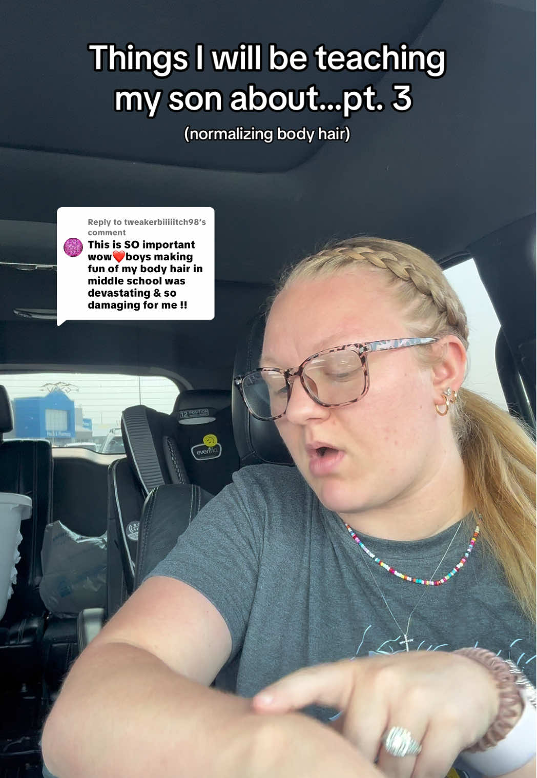 Replying to @tweakerbiiiiitch98 follow along for more ❤️❤️ #momlife #boymom #motherhood #bodyhair 