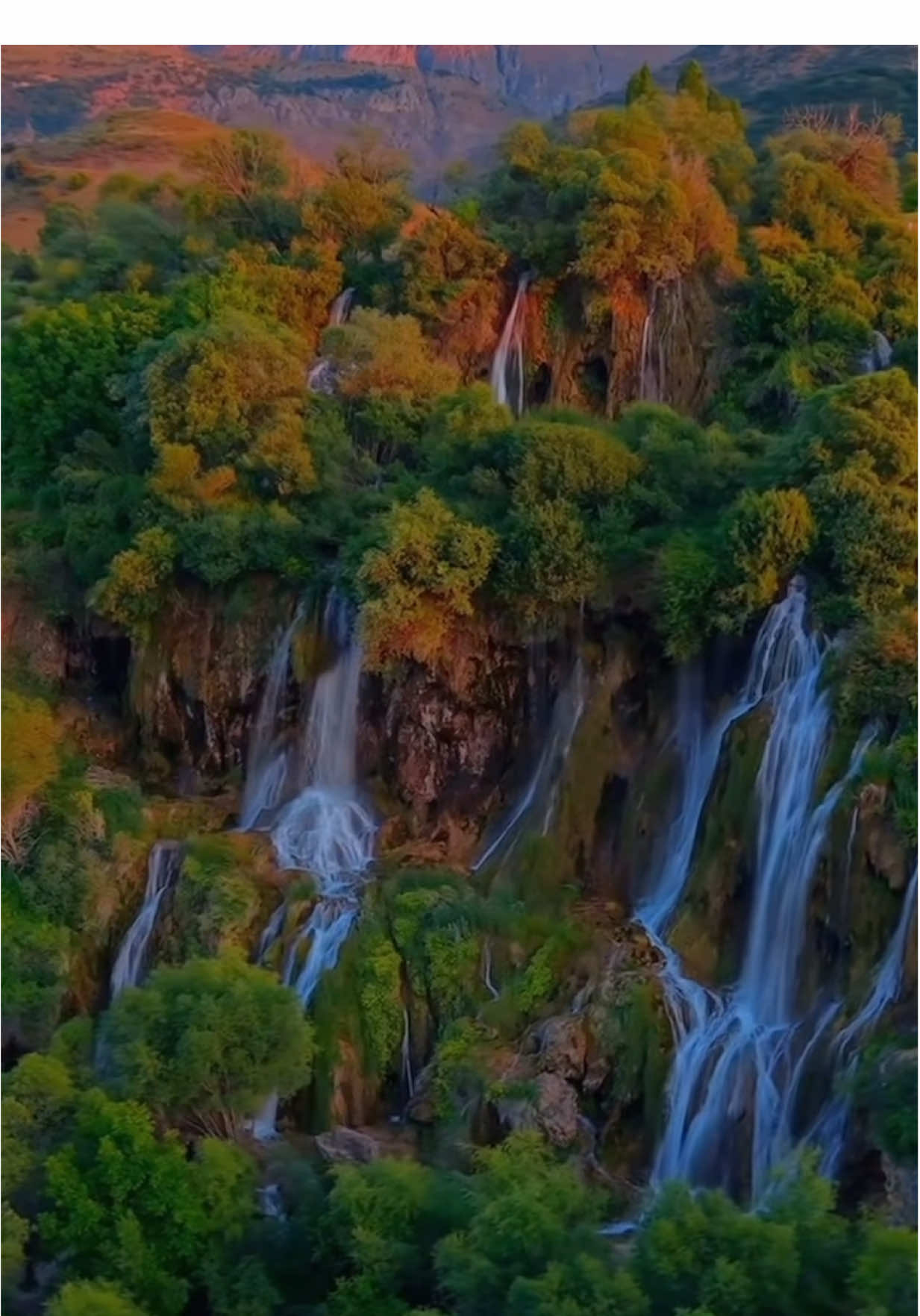 📍Girlevik Waterfall - located in Erzincan Province, Turkey🇹🇷 #waterfalls #wilderness #Hiking #forest #vacations 
