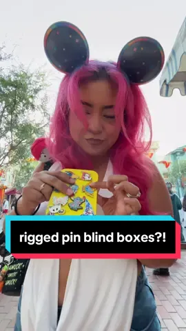 these pin blind boxes are RIGGED! just kidding. but how did we get three different boxes with the exact same pins? (e if anyone wants to trade, let me know PS. it's not that serious lol. i just had a really bad day and am in a depressive spiral so i was heartbroken. #pins #pinunboxing #disneyland #disney @Disney Parks 