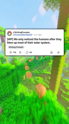 [WP] We only noticed the humans after they blew up most of their solar system. (u/CuriousWombat42) #redditstories #redditreadings #writingprompts #shortstory#fiction