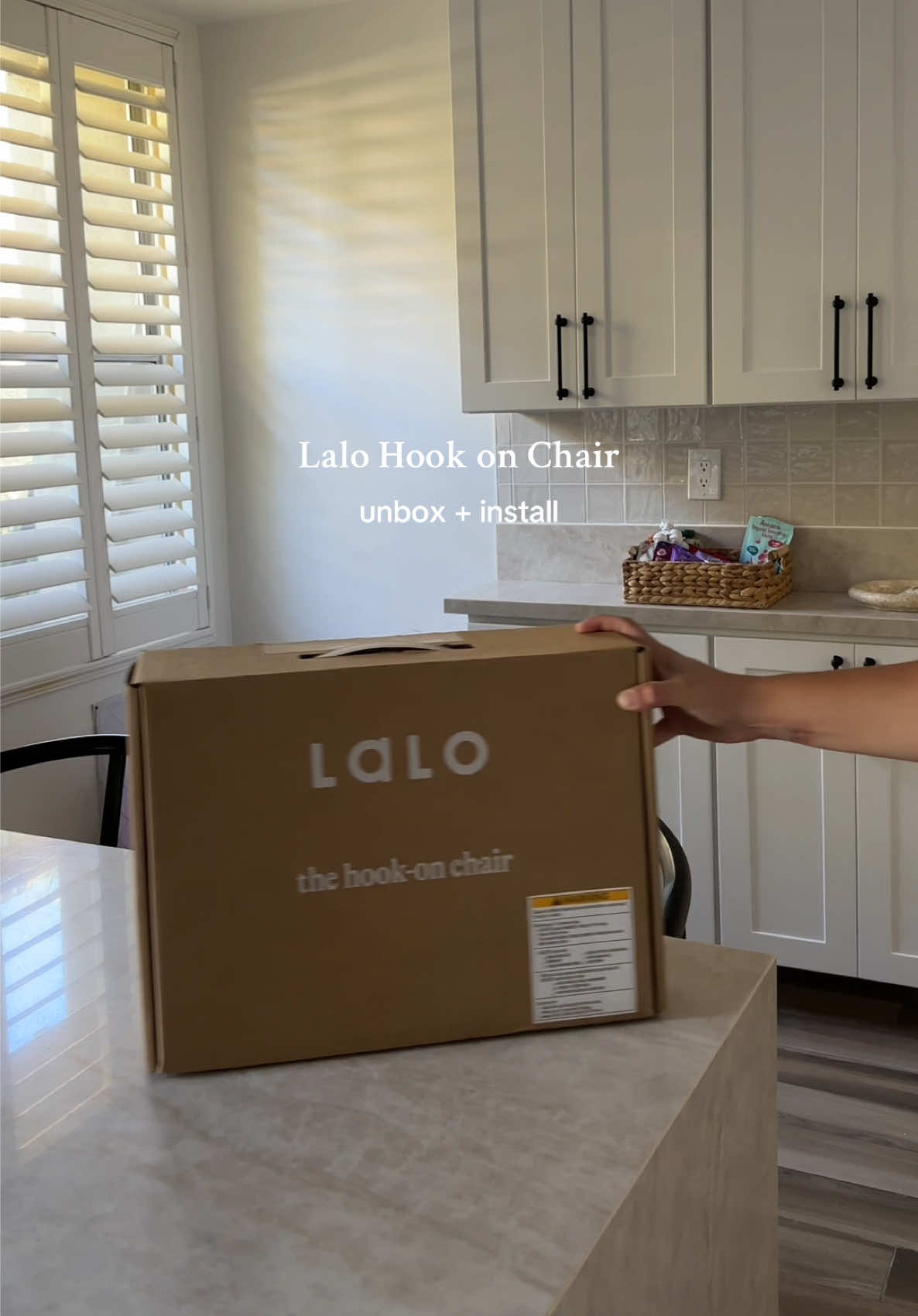 Lalo hook on high chair unboxing for our little one starting solids! 🫧 @Lalo - Baby and Toddler #babyhighchair #highchair #babyessentials #blw #blwessentials 