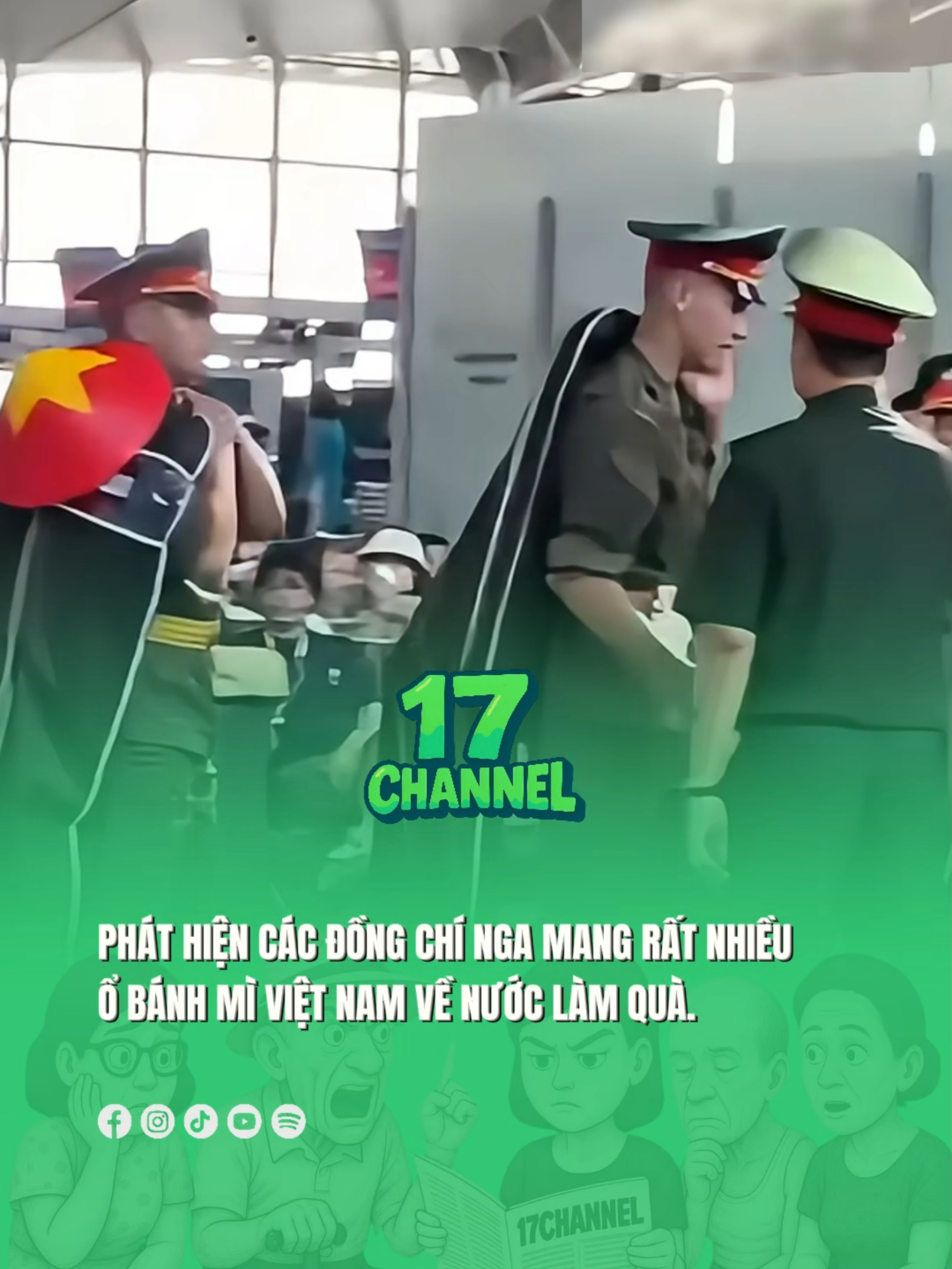PHÁT HIỆN CÁC ĐỒNG CHÍ NGA MANG RẤT NHIỀU Ổ BÁNH MÌ VIỆT NAM VỀ NƯỚC LÀM QUÀ. #17network #17channel #80namquockhanh #quockhanhvietnam #A80 #hanoi #tuhaovietnam #xuhuong #viral