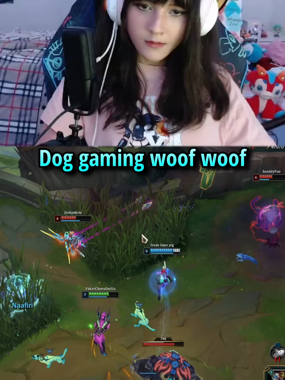 Dog gaming woof woof🐕🐕 #league #fypp #streamer #lol #twitch #avl #princess #leagueoflegends