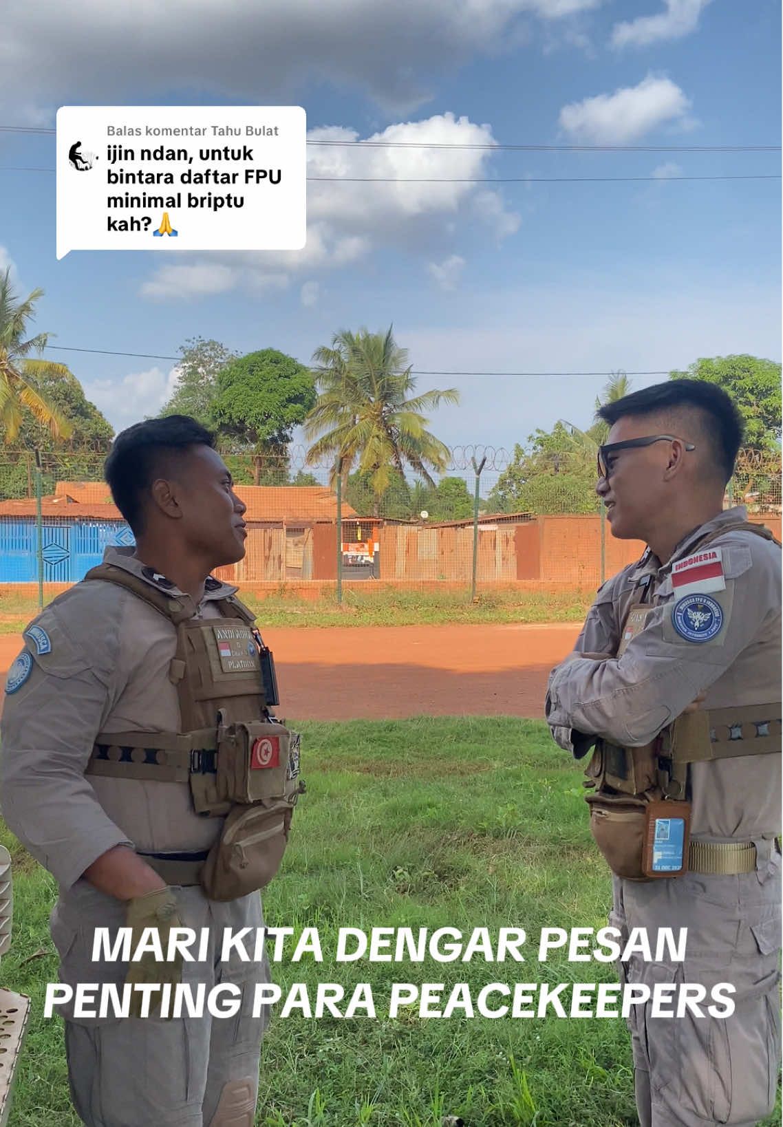Membalas @Tahu Bulat  Pangkat minimal untuk ikut FPU itu apa? Mari kita tanya pakarnya @dhapis @Tuama Gemoy  #peacekeeper #polri #fyp #ragasatrianusantara #ker448atnusantara 