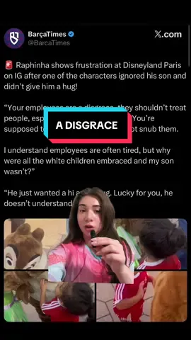Absolutely disgusting #raphinha #disneylandparis 