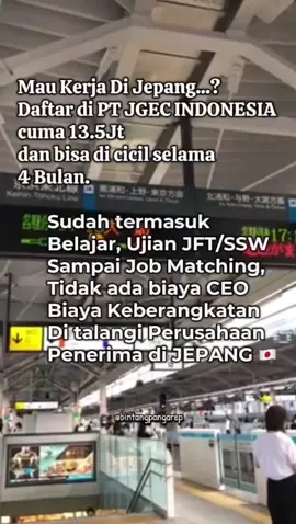 Mau Belajar Bahasa Jepang & Berkair ke Jepang dengan biaya dibawah 20 juta??? Jalur JGEC INDONESIA solusinya. Untuk informasi lebih lengkap  hubungi kami di ☎️ 0856-0034-1330 #JGEC #jgecindonesia #tokuteiginou #bintangpangarepp #fypage 