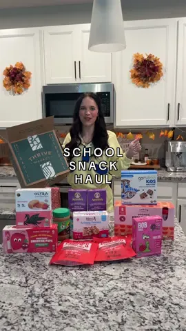school snack haul from thrive market! love the healthy options! 🤩 #schoolsnacks #schoollunch #snackhaul #thrivemarket #thrivepartner @Thrive Market 