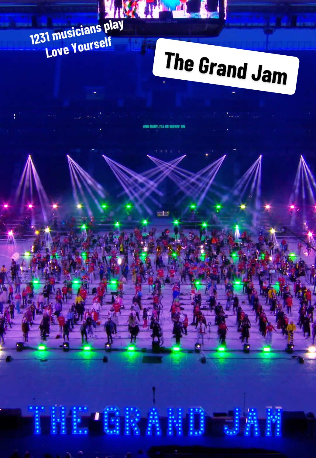 World’s largest band plays Love Yourself by Justin Bieber / Ed Sheeran #edsheeran #mathematics #justinbieber #loveyourself 