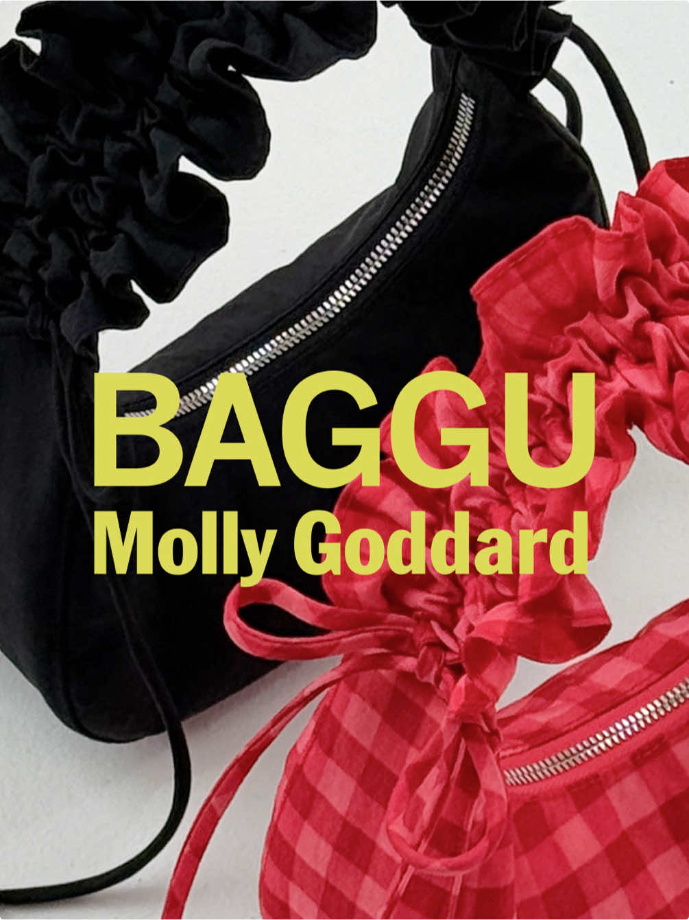 Coming soon: BAGGU x @Molly Goddard. Preview our collaboration with the British fashion designer, arriving 9/9 at 10 a.m. PST online & in stores upon opening.