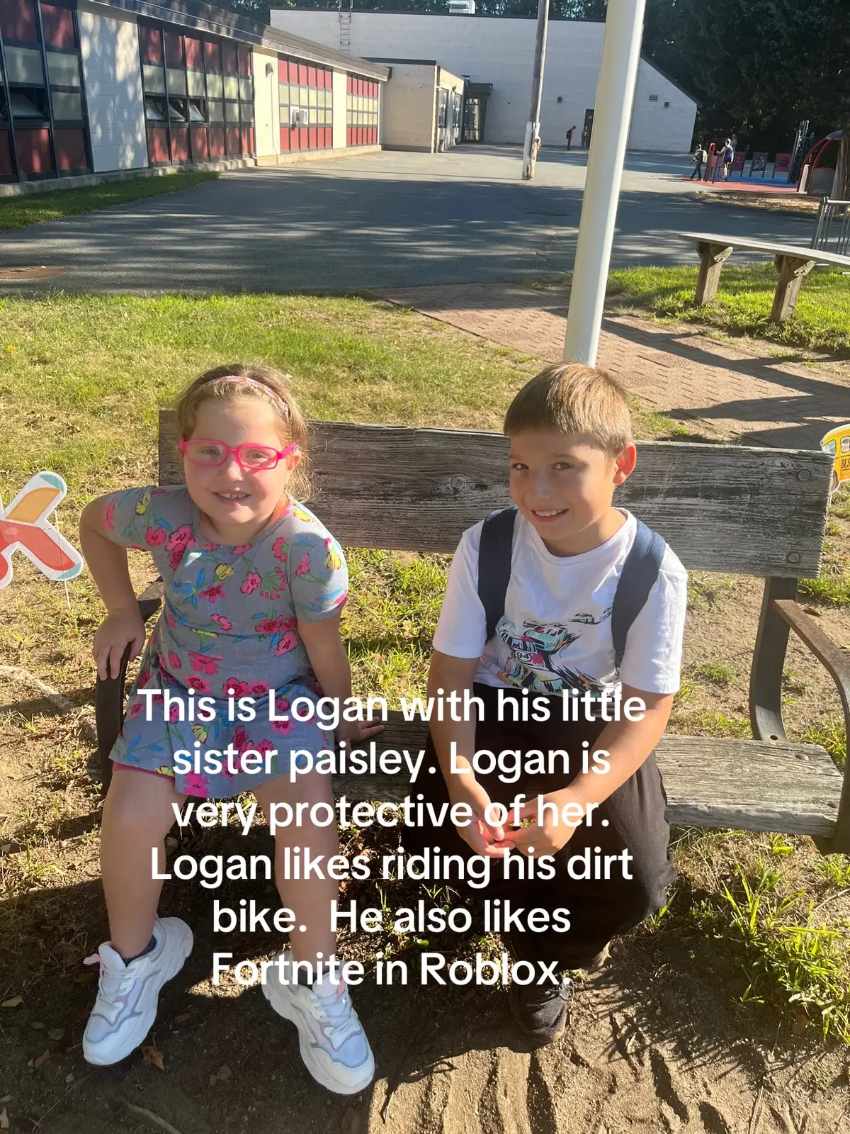 Let me know in the comments if you have a Logan or a older boy who is very protective of his younger sister. ##fyp##son##foryou##logan##kidsoftiktok