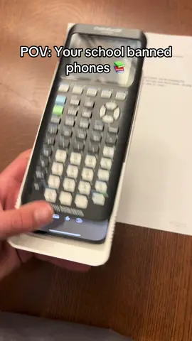 POV: Your school banned phones 