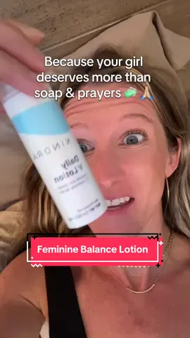 Self-care isn’t just for your face 😉 This lotion is my daily must-have for feeling confident, fresh, and hydrated. Daily V for feminine balance & feminine hygiene ✨ @OurKindra #femininehygiene #femininehealth #womenover40 #femininecare #momlifehacks 