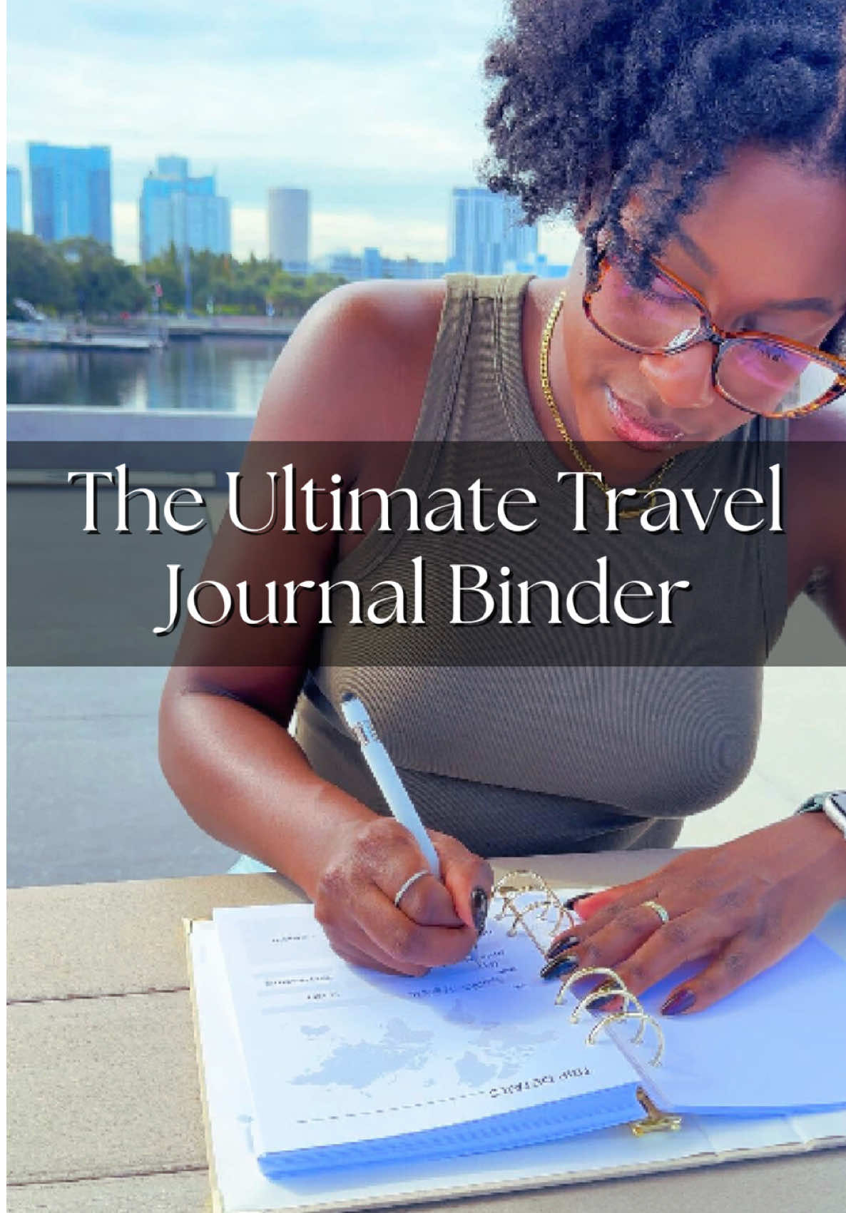 #ad ✨The Ultimate Travel Journal Binder✨ One of my goals in 2025 was to document my travels more on paper and not just through video. The Ultimate Travel Journal Binder was the perfect solution!  Not only can you customize the exterior of the journal with your name, you can also add additional inserts for the binder to make it even more personal. If you are a lover of travel, or know someone who is, this would make the best accessory to capture the moment on paper!  Visit traveljournalcompany.com to grab one for yourself or someone special ☺️ #traveljournalcompany #traveljournal #customtraveljournal 