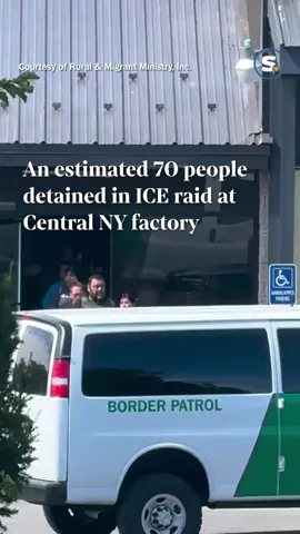 Federal agents swept in and took away about 70 of the 150 people working at the Nutrition Bar Confectioners plant in Cato on Thursday, according to the three brothers who own the business. Workers said the agents, some of whom were masked and wearing bullet-proof vests, detained anyone who was Hispanic. Some workers detained had legal documents in their cars showing they were legally in this country, but they weren’t allowed to get them before being taken away, the brothers said workers told them. Tap the link above to read more. 📽️: @ruralmigrant #immigration #ice #upstateny