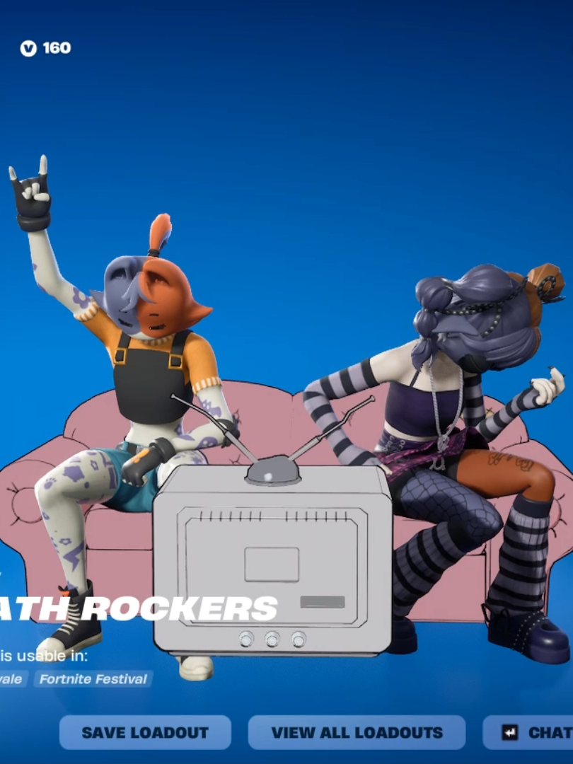 Beavis and Butthead Death Rockers Emote #fortnite #catemeowdy #meowskulls #modding