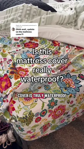 Replying to @cindylandcasterloves if you need a truly waterproof mattress cover, this quilted mattress cover is definitely a good option. Liquids do not leak through this waterproof mattress cover. The mattress cover is good quality and also comes with two pillowcases. #waterproofmattresscover  #tiktokshopcreatorpicks  #spotlightfinds  #tiktokshopfinds  #tiktokshoplabordaysale  