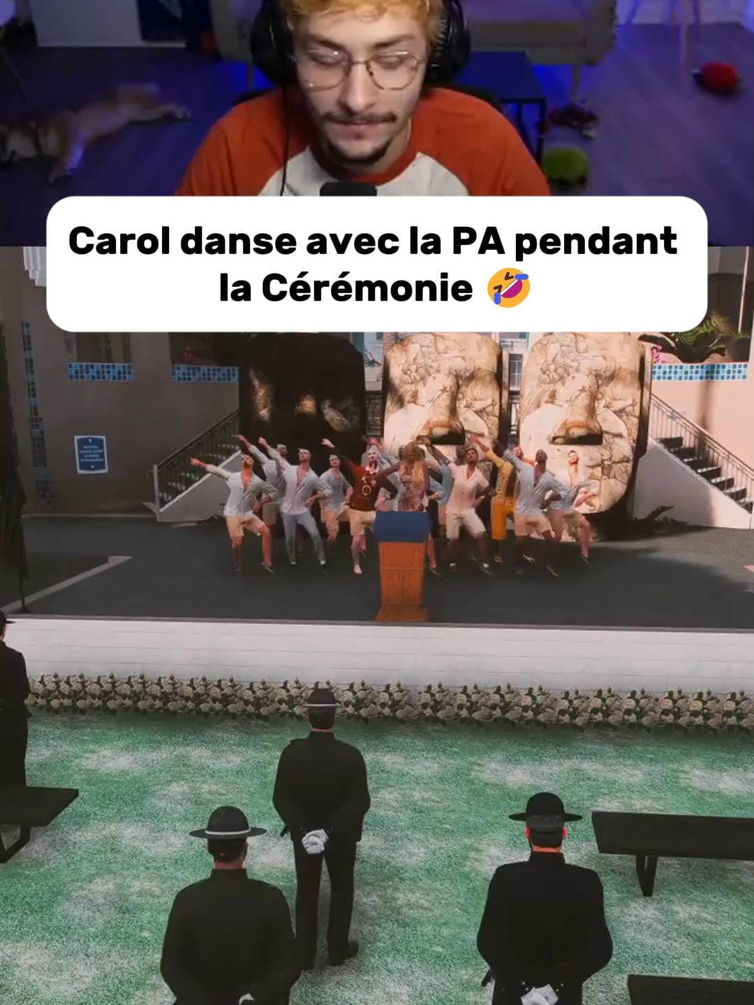 Carol dans avec la PA pendant la Cérémonie 🤣 @toujoursnikos  #flashbackV5 #fivem #Flashback #pourtoi #gta #foryou #roleplay #fyp #viral #nikos #sasp
