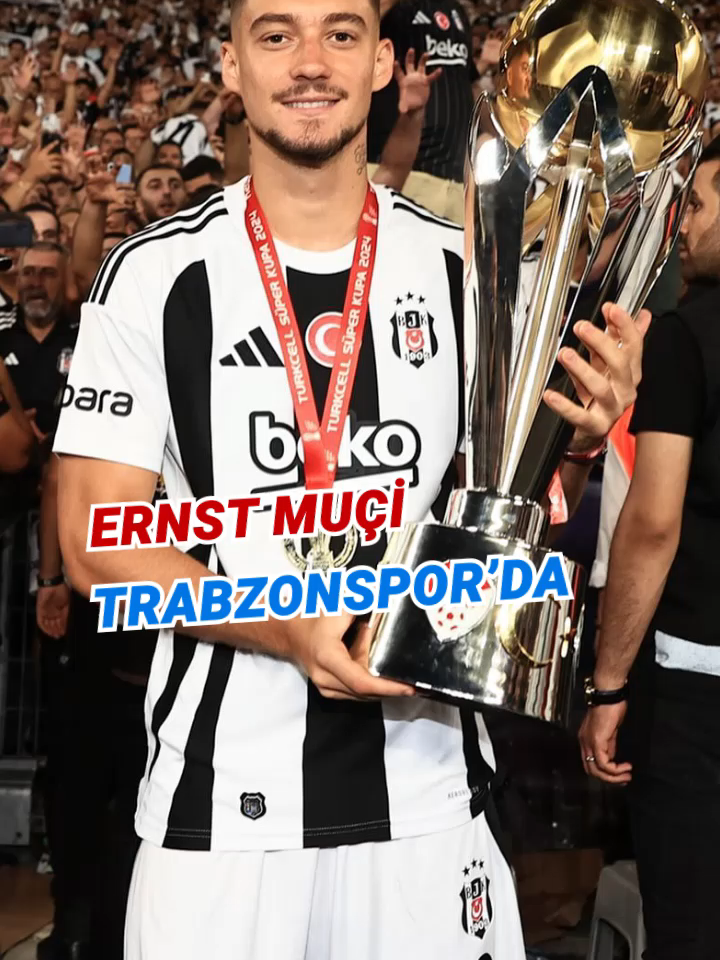 Ernest Muçi Trabzonspor’da. Trabzonspor, Beşiktaş’ın yıldız ismi Ernest Muçi’yi kiralık olarak kadrosuna katmak için anlaşma sağladı. 10 milyon euro piyasa değeri olan Ernest Muçi’nin kira kontratında satın alma opsiyonu da bulunacak. Arnavut futbolcu Trabzonspor ile yeni bir çıkış yapmayı hedefliyor.  #trabzon #keşfetedüş #keşfetbeni #keşfetteyizzz #keşfetbeniöneçıkar #keşfett #trabzonspor❤️💙 #trabzonspor61 #trabzonspor #transfer #beşiktaş #futbol