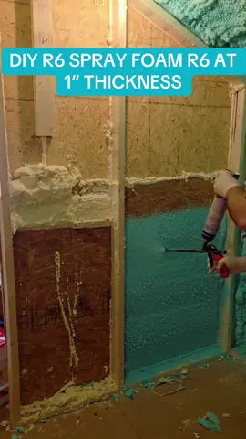 #sprayfoam #insulation #mancave #DIY #bluecollar 