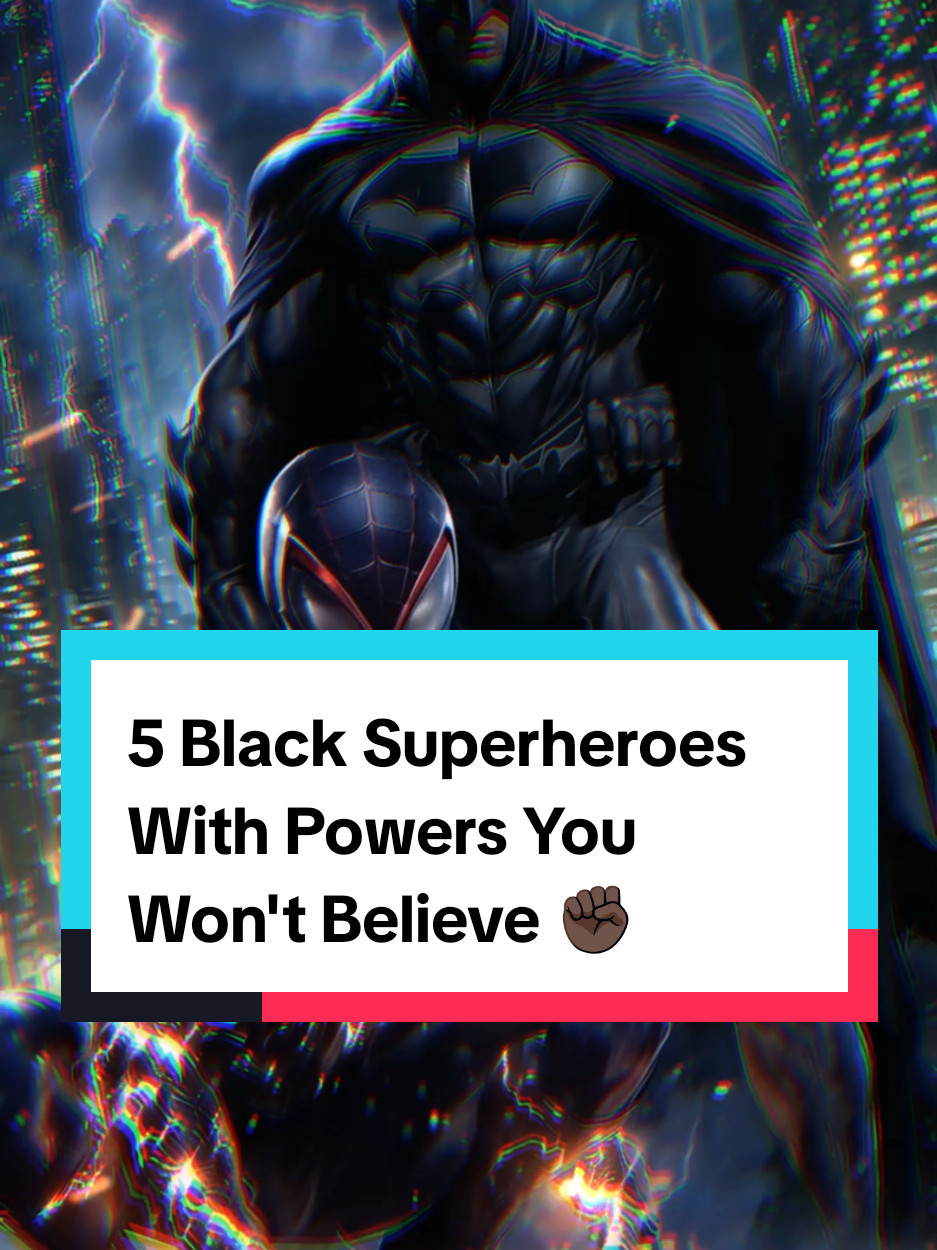 Superheroes with Unbelievable Superpowers (Marvel & DC) | You Won’t Believe the Last One #creatorsearchinsights  “5 Black superheroes you probably don’t know—but trust me, the last one will blow your mind. From Jackson Hyde Aqualad to Sojourner Mullein Green Lantern, Deathlok, Night Thrasher, and Moon Girl, these legends prove Black superheroes are more than side characters. Marvel and DC fans—this is history they tried to erase. Which one shocked you the most? Comment below. black superheroes, black superpowers, marvel comics, dc comics, superheroes ai, historytok #superhero #marvel #comics #animation @Impound Comics @KingJ2x 