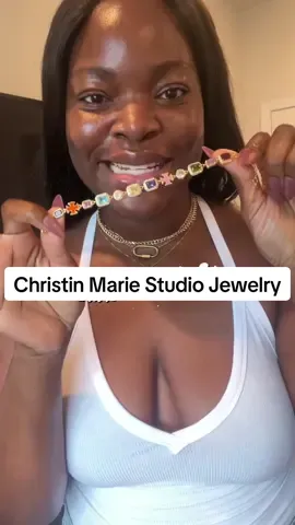 Love my solstice bracelet (bright gold) and anklet from @Christin Marie Studio I cannot wait to get the chain! These pieces are so beautiful #jewelry #goldplatedjewelry #goldjewelry #maximalist 
