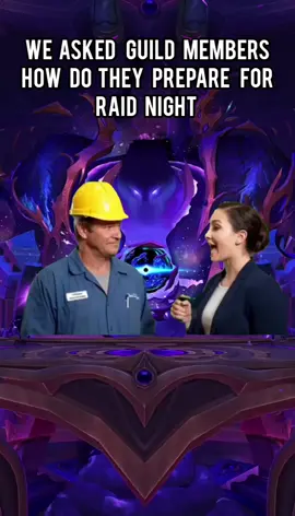 we asked guild member how do they prepare for raid night #wowtok #warcraft #worldofwarcraftmemes  #wow #wowclassic 