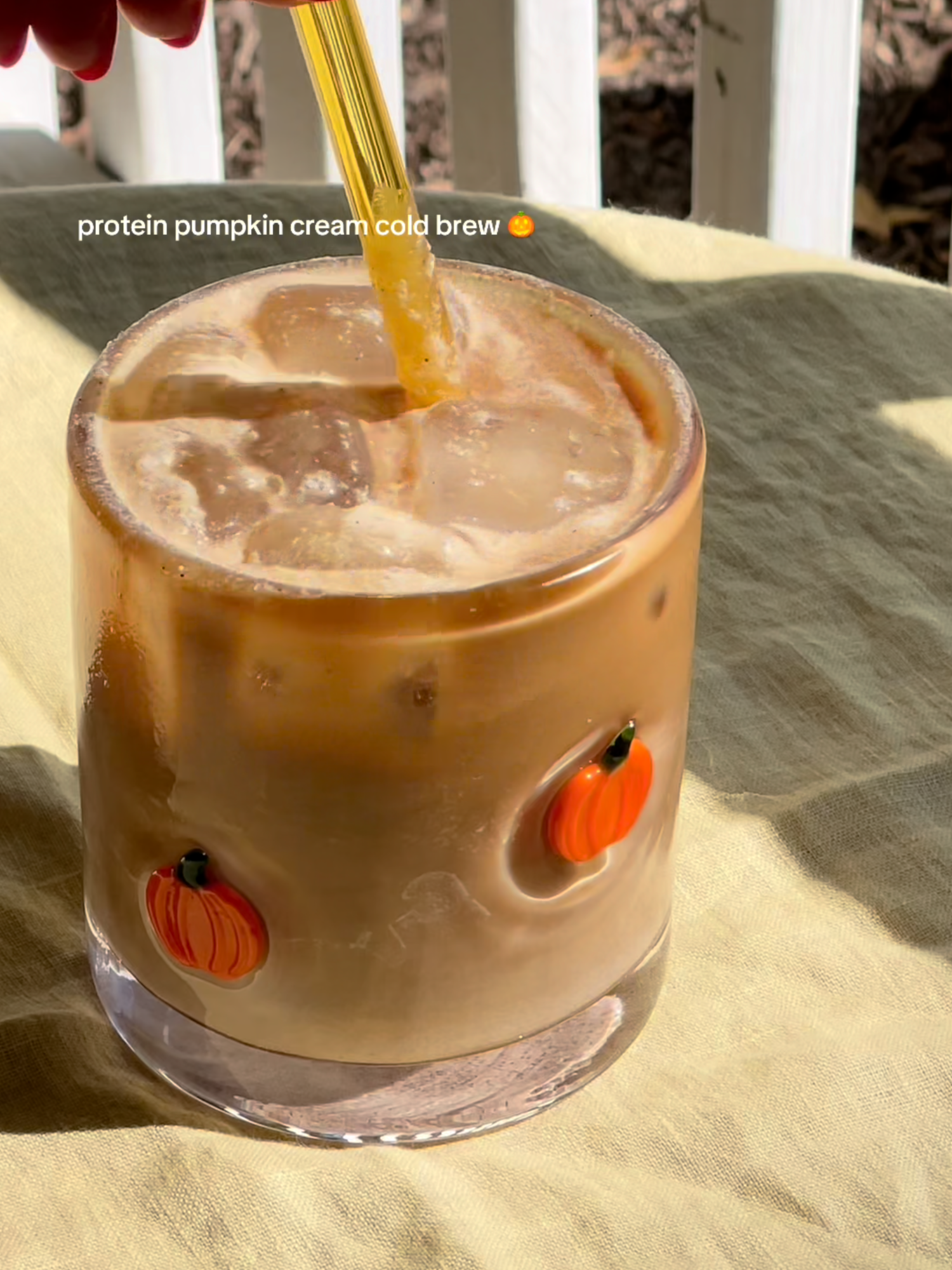 For the cozy souls who light a fall candle before 9am, plan their Saturdays around farmers’ markets, and believe their latte should do more than taste good... The The Truvani Iced Protein PSL is here! 🎃✨ Ingredients: ✨ 2 shots espresso ✨ 1 tbsp pumpkin puree ✨ 1 tbsp @Truvani Pumpkin Spice Protein ✨ ½ scoop @Truvani Collagen ✨ ½ tsp vanilla bean paste or extract ✨ 1 tbsp maple syrup ✨ Pinch pumpkin spice + sea salt ✨ Whole milk (or milk of choice) Optional: top with pumpkin spice cold foam (half & half, maple, sea salt, pumpkin spice) 👏 Blend/shake/froth everything except the milk, pour over ice, then add milk to taste. Cheers to sipping your way into fall 🍂 #Truvani #PSL #ProteinLatte #PumpkinSpice