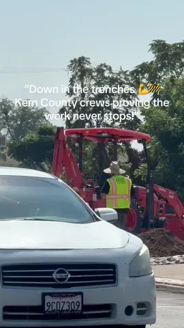 Work Never Stops in Kern County On Nile Street, the crew is hard at work—two men down in the trench, making sure the job gets done right. Rain or shine, the work never st #CommunityBuilders #WorkNeverStops #KernCountyPride
