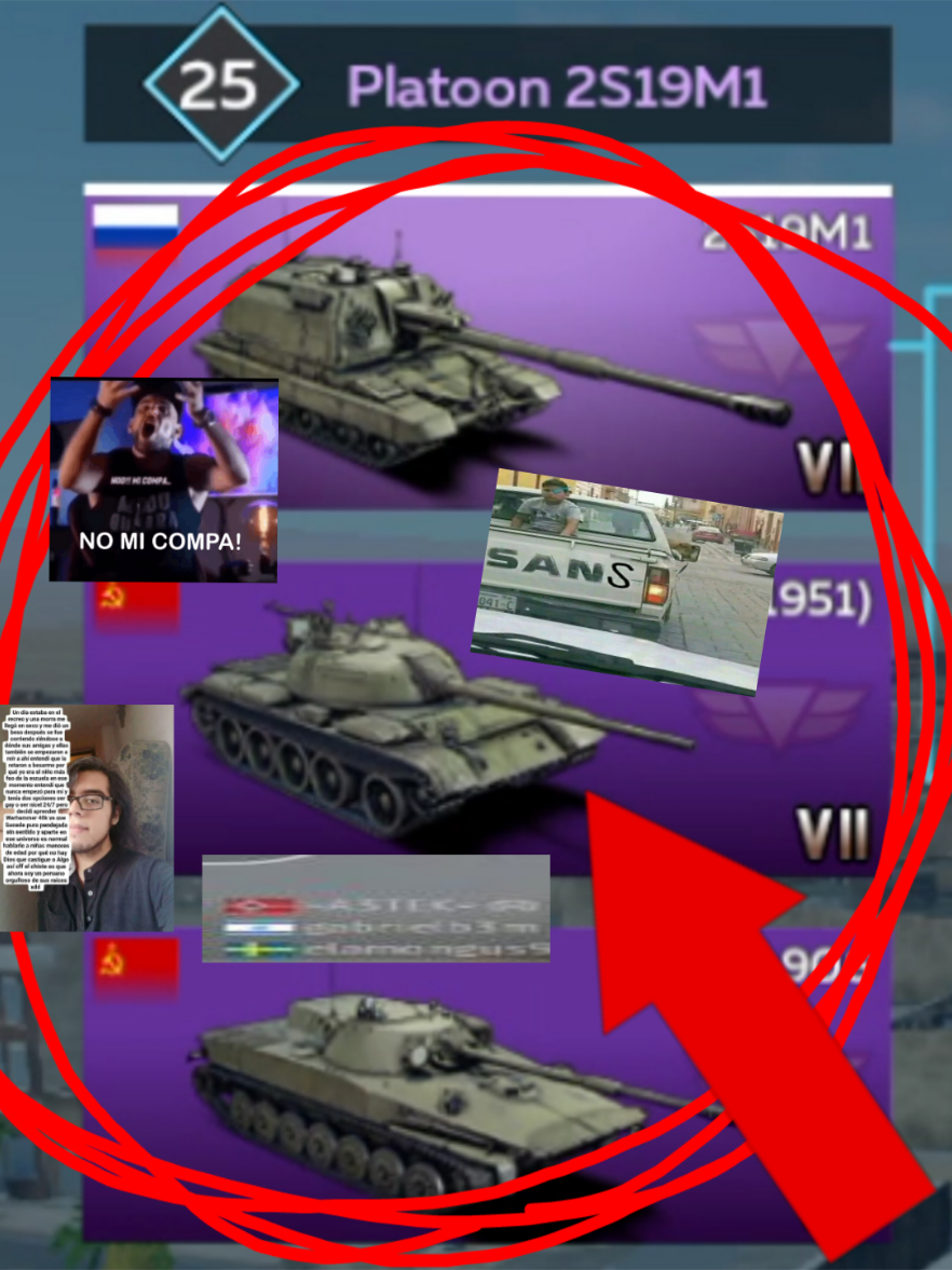 2S19M1 en WarThunder Mobile con participación secundaria casi primaria del T-54 obr 1951 y PT-85  #humor #warthundermobile #warthunder #fyp #gameplay 