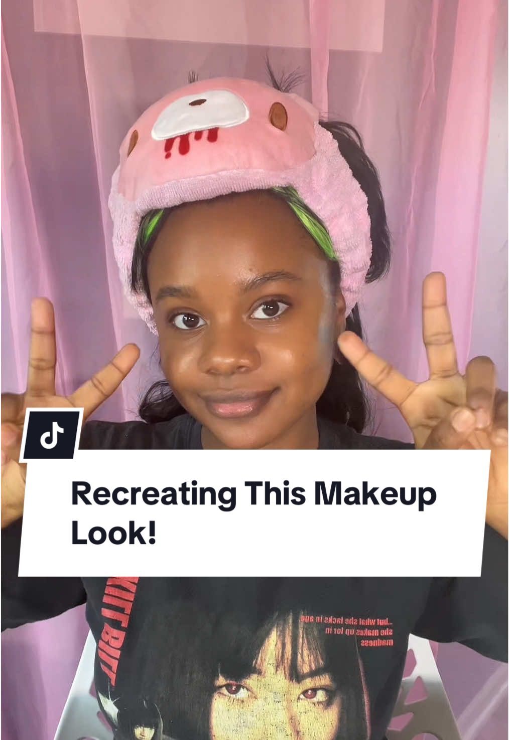 🖤Recreating This Look Using The Kawaii Picnic Palette 💗! What Do You Guys Think?💗🖤#alternativemakeupbrand #womenownedbusiness #creativemakeup #trusttheprocess #altgirl 