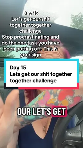 Day 15 of the let’s get our shit together together challenge. Are you over 40 and need some help sorting your life out? do you feel overwhelmed or disorganised Let Ourlives help you!