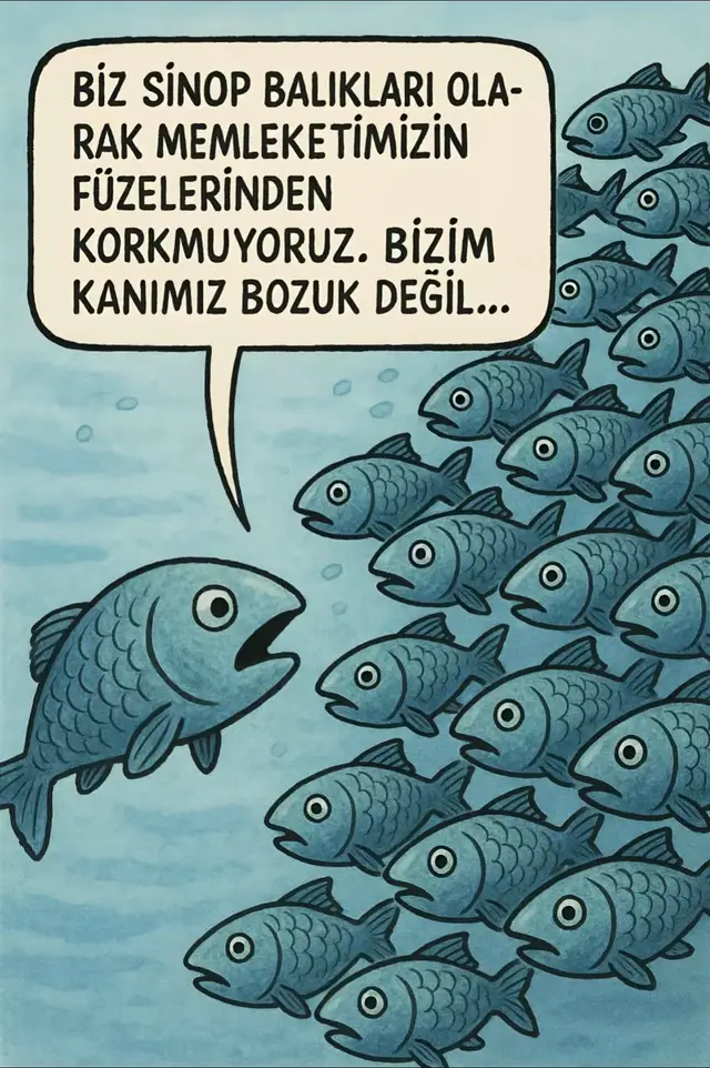 Bizim kanımız bozuk değil füzelerden korkmuyoruz
