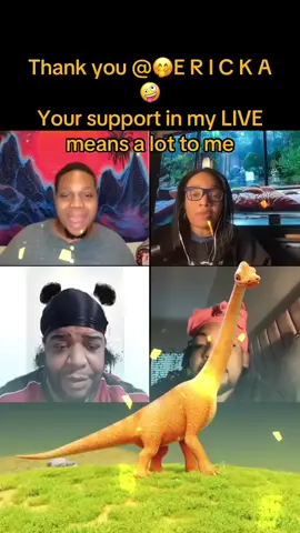 🤭E R I C K A🤪, thank you for the incredible support in my LIVE! I will keep creating better LIVE content!@🤭E R I C K A🤪 #tiktoklive #livehighlights #livegift #dinosaur #lion DAUGHTAAAAAAAAAAA
