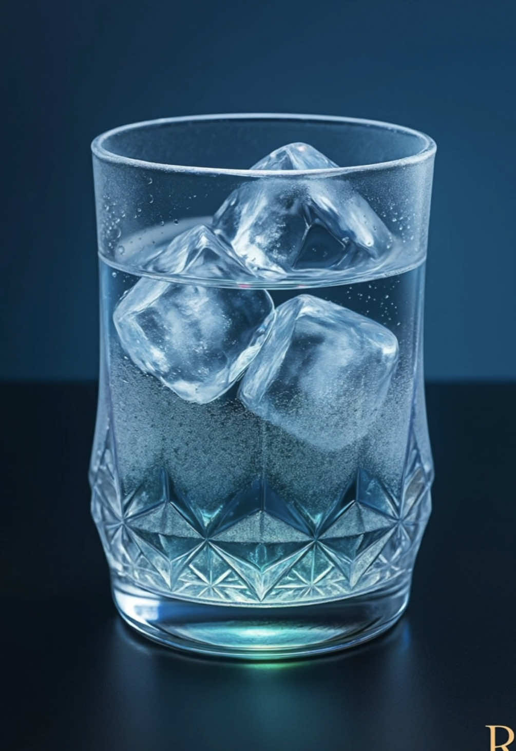 🥶 Arctic gradient + 🧊 heavy ice = premium finish; 5s micro-cinematic that holds on a clean featured still 🎬 #featuredstill #ledglass #ledtumbler #glowglass #barware #homebar #drinktok #iceaesthetic #productediting #ecomvideo #loopvideo #minimaldesign