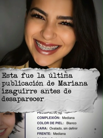 Esta fue la última publicación de Marian Izaguirre antes de desaparecer #FlorIzaguirre #encuentranaflorizaguirre #FlorIzaguirreencontrada #florizaguirreyalaencontraron #marianizaguirre