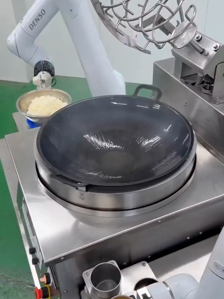 A robot chef that cooks your meal 🍳🤖 From chopping to serving the kitchen of the future is here. Join our global community, share your expertise, and explore partnership opportunities. 👉 www.ctorobotics.com Stay updated with the latest insights on #Robotics, #AI, #Automation, and #SmartManufacturing. 🚀 👉 https://ctorobotics.com/newsletter/ ⚠️ This video is shared for educational and informational purposes only. It does not contain any sponsored deals, advertising, or commercial intent. Credit to the original creator. All rights belong to the respective brand. If you are the owner and wish to have it removed or credited differently, please contact us. Video Credit: @denso_official #robotics #robots #automation #AI #technology #cobot #manufacturing #innovation #mechatronics #engineering #IndustrialAutomation #Cobots #PLC #futureoftech #roboticsrevolution #engineeringexcellence #trendingreels #industrialtech #factorylife #explorepage #worksmarternotharder #techenthusiast #tech #technews #technology #techgeek #techblogger #technologynews