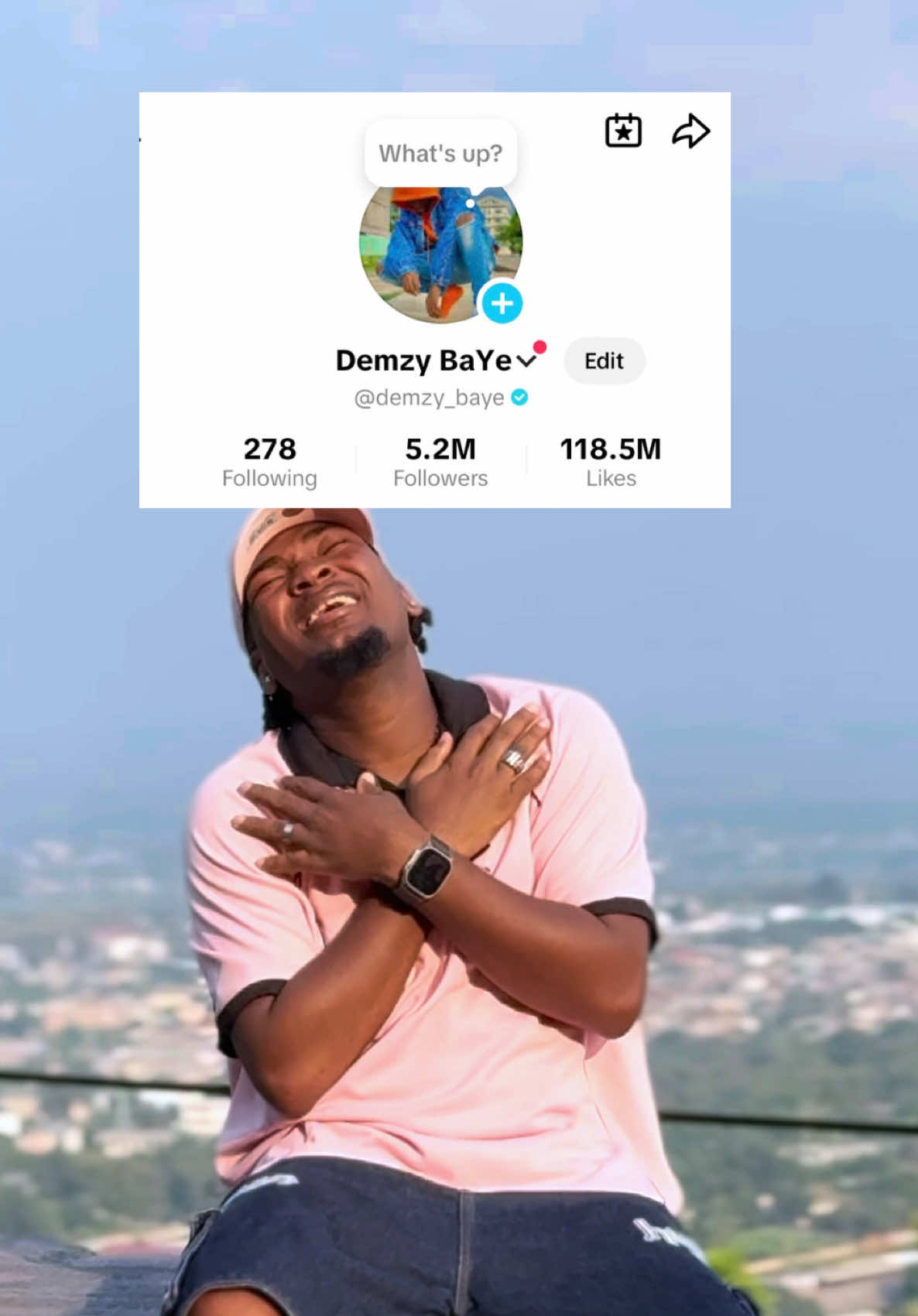 Promised myself that the day I get Verified on TikTok , I’m going to recreate all my viral choreographies and the day is finally here. So sit back, relax and take a ride with me cause this blue tick Account is about to take over your fyp and believe me when I say GOD is working🕺💜. #lidellemovement #demzy_baye 